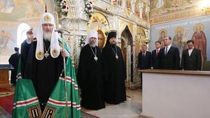 Дмитрий Медведев принял участие в праздничных мероприятиях, посвящённых 700-летию преподобного Сергия Радонежского T3aGXTV4AAE