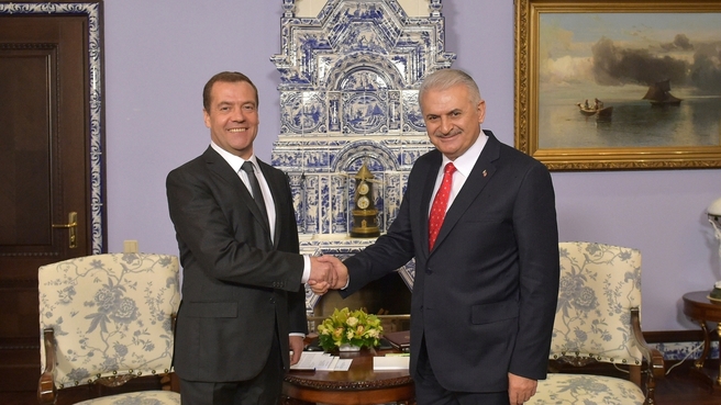 Встреча с Премьер-министром Турции Бинали Йылдырымом