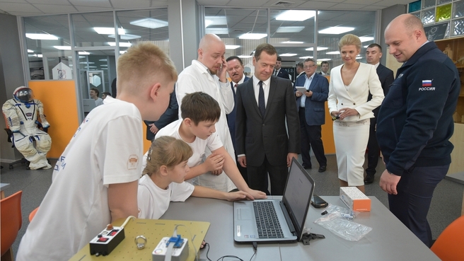 Посещение детского технопарка «Кванториум» в Королёве