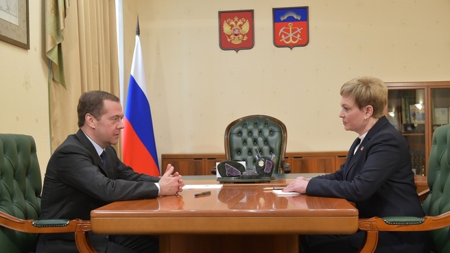 Встреча с губернатором Мурманской области Мариной Ковтун