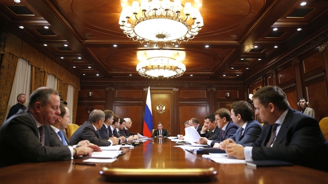 Заседание президиума Совета при Президенте России по стратегическому развитию и приоритетным проектам